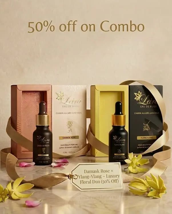 Damask Rose × Ylang-Ylang – Luxury Floral Duo Intimate Perfume Teaser